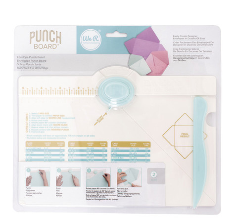 Punch board envelope (tablette rainurage pliage)