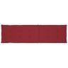 vidaXL Coussin de chaise de terrasse Rouge bordeaux (75+105)x50x3 cm