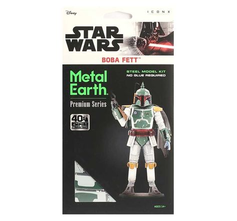 Maquette 3D en métal Star Wars - Boba Fett