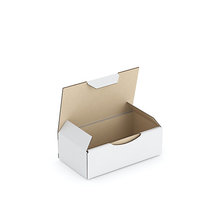 Boîte carton blanche d'expédition RAJAPOST 12x7x4 cm (colis de 50)