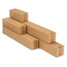 Caisse carton longue simple cannelure à montage instantané longueur 31x10 5x10 5 cm (lot de 20)