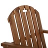 Vidaxl chaises de jardin 2 pièces bois d'acacia solide