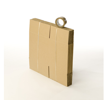 Kit 10 cartons à livres avec 1 rouleau d'adhésif gratuit - 100% Recyclable