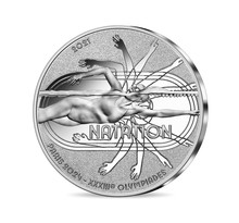 Monnaie de 10€ argent - Jeux Olympiques de Paris 2024 - Série Sports Natation