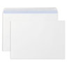 Lot de 500: enveloppe commerciale vélin blanc auto-adhésive sans fenêtre 80 g/m² 110x220 mm
