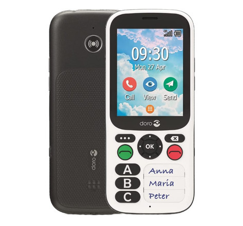 Téléphone senior doro 780x iup avec appels d'urgence