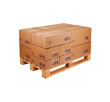(colis  20 caisses) caisse carton palettisable économique standard 600 x 400 x 200 mm