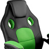 Tectake Chaise gamer MIKE - noir/vert