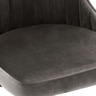 Vidaxl chaises à manger lot de 2 gris foncé velours