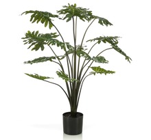 Emerald Plante artificielle Philodendron en pot 95 cm