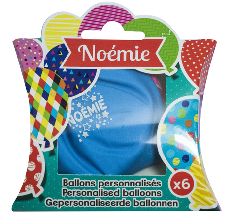 Ballons de baudruche prénom Noemie