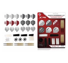 Xqmax darts kit d'accessoires fléchettes 90 pièces pointe acier 23g qd7000700