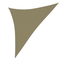 Vidaxl voile de parasol tissu oxford triangulaire 2,5x2,5x3,5 m beige