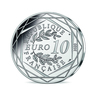 Monnaie de 10 Euro Argent colorisée La Schtroumpfette