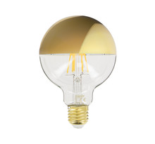 Ampoule led g95 gold  culot e27  8w cons. (62w eq.)  360 lumens  lumière blanc chaud