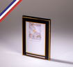 Boîte de 6 cartes doubles Condoléances créées et imprimées en France avec 6 enveloppes sur papier PEFC