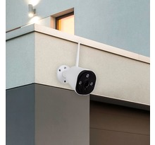 Smartwares Ensemble caméra de surveillance sans fil 3x3x13,5 cm Blanc
