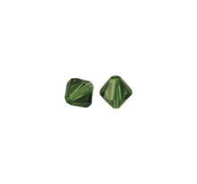 Perle cristal swarovski vert foncé ø 8 mm