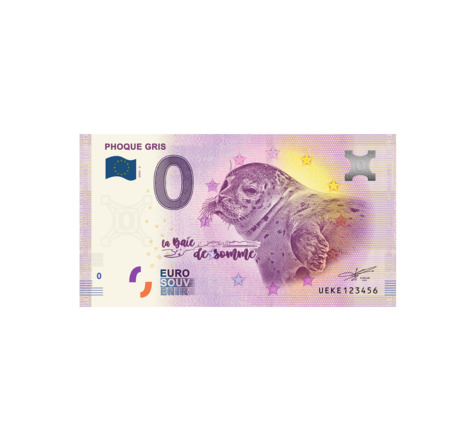 Billet souvenir de 0 euro - Phoque Gris - France