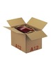 (lot  20 caisses) caisse carton palettisable a - norme ect - longueur de 300 à 600 mm 400 x 300 x 300 mm