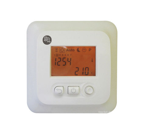 Thermostat blanc TH410 program. + sonde de sol - IP21 - 230V - 10A
