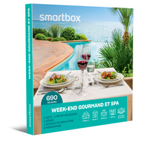Smartbox - coffret cadeau - week-end gourmand et spa