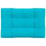 vidaXL Coussin de palette turquoise 120x80x12 cm tissu
