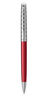 Waterman hemisphere deluxe stylo bille  rouge  capuchon ciselé  recharge bleue pointe moyenne  coffret cadeau