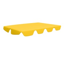 vidaXL Toit de rechange balançoire jaune 188/168x145/110 cm