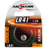 Blister de 1 pile bouton d'alcaline 'LR41' 1,5 Volt (AG3) ANSMANN