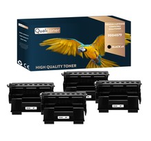 Qualitoner x4 toners 9004079 noir compatible pour oki