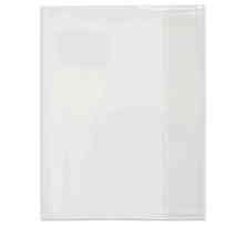 Protège-cahier PVC 12/100ème 24x32 Transparent incolore ELBA