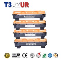 4 Toners compatibles avec Brother TN1050 pour Brother MFC1810  MFC1910  MFC1910W - 1 000 pages - T3AZUR