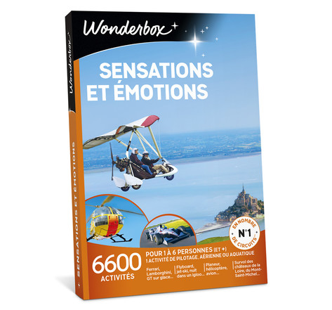 Coffret cadeau - WONDERBOX - Sensations et émotions