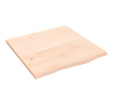 vidaXL Dessus de table 60x60x2 cm bois de chêne massif non traité