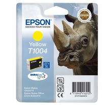 T1004 rhinocéros" cartouche d'encre originale durabrite ultra (c13t10044010) - jaune"