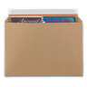 Pochette carton recyclé à fermeture adhésive - pochette ouverture grand côté 18cm x 16 4cm (lot de 100)