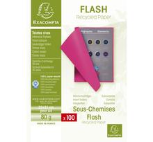 Paquet de 100 ss-chemises Flash 80 Chocolat EXACOMPTA