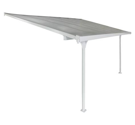 Toit terrasse aluminium "lucia" - 13 m² blanc