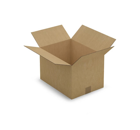 Caisse carton brune simple cannelure RAJA 38,5x28,5x25 cm (colis de 25)