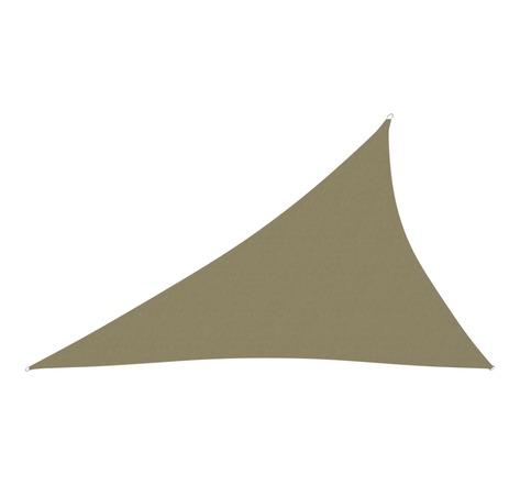 vidaXL Voile de parasol tissu oxford triangulaire 3x4x5 m beige