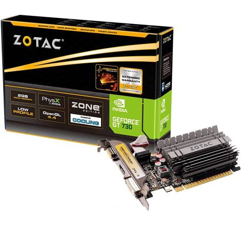 Carte Graphique Nvidia Zotac GeForce GT 730 Zone Edition 2Go DDR3 Low Profile Passive