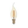 Ampoule e14 led flamme filament 4w t35 - blanc chaud 2300k - 3500k - silamp