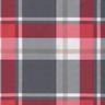 vidaXL Coussins de palette 3 Pièces motif à carreaux rouge tissu