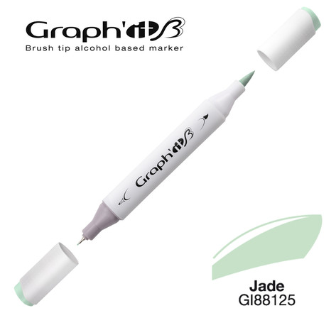 Marqueur manga à l'alcool Graph'it Brush 8125 Jade - Graph'it