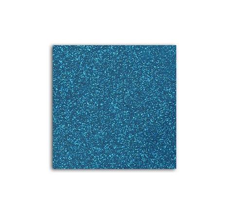 Flex thermocollant à paillettes - bleu vif - 30 x 21 cm