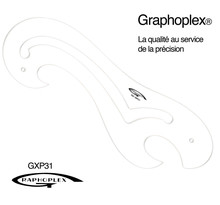 Pistolet en Altuglas transparent 33 cm - Graphoplex