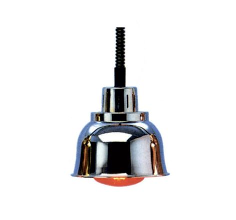 Lampe Infra-Rouge Chauffante Passe-Plats Ø 225 mm - Plusieurs Couleurs -    22,5 cm Chromé     Aluminium