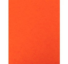 Protège-cahier en carte lustrée orange  format 18 x 22 cm