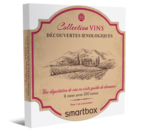 SMARTBOX - Coffret Cadeau Découvertes œnologiques -  Gastronomie